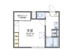 レオパレス稲荷町の間取り画像