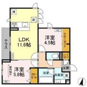 アーバングレイス上杉の間取り画像