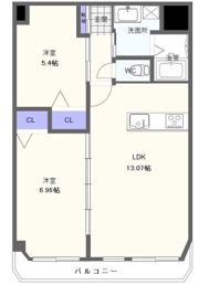クイーンズヒルの間取り画像