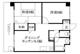 ニシオカハイツの間取り画像