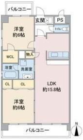 カシータス城下の間取り画像