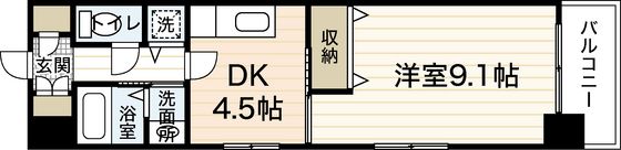 カーサ土橋の間取り画像