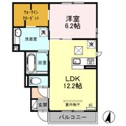 プリムヴェール 弐十参番館の間取り画像