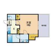 サンハイツ西新の間取り画像