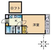 ウインズ室見の間取り画像