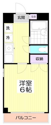 杉並区和泉マンションの間取り画像