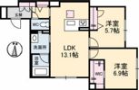 ベレオガーデンズ北方の間取り画像