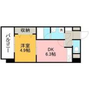 サムティ熊本駅南の間取り画像