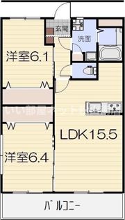 ジュネスIIの間取り画像