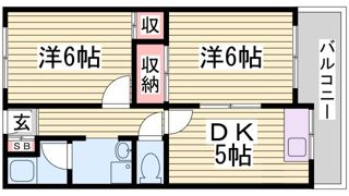 中道グリーンハイツの間取り画像