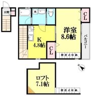 フィリオB棟の間取り画像