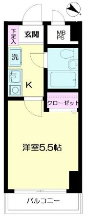 日神パレステージ横浜南の間取り画像