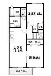スプリット参番館の間取り画像