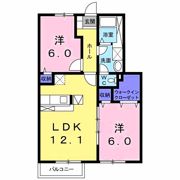 ルミナス北島Aの間取り画像