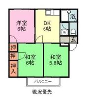 サンハイツの間取り画像