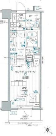 デュオステージ関内Ⅱの間取り画像