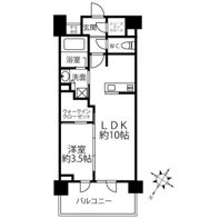 クリオ ラベルヴィ横濱サウスの間取り画像