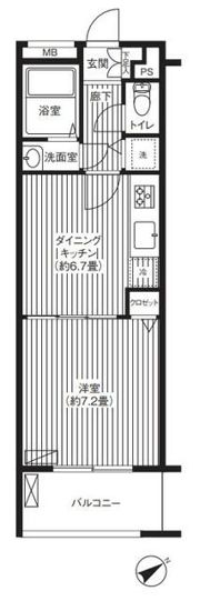 ISIIビルの間取り画像