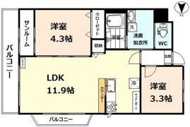 エルナード大泉の間取り画像