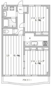 エスポアールの間取り画像