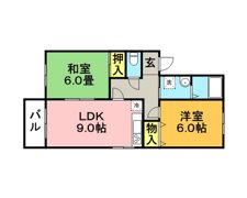 ヒューマンズ大野城3番館の間取り画像