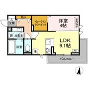 D-ROOM桜馬場の間取り画像