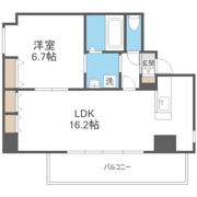 コスモリード谷町六丁目（旧名称：ドゥーエ谷町）の間取り画像