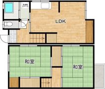 野村元町貸家の間取り画像