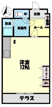 グランセ田宮の間取り画像