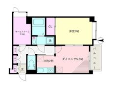 ヒルサイド喜多見第3の間取り画像