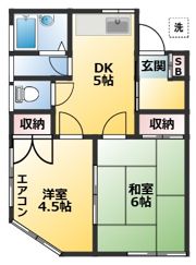 康安ビル（コウアンビル）の間取り画像