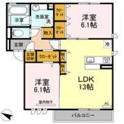 ファミール東雲の間取り画像