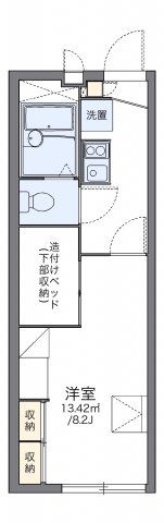 レオパレスルシェルブル金岡の間取り画像