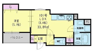 ラモーナ木田町の間取り画像