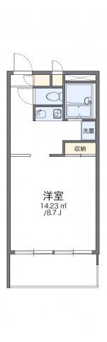 レオパレスカサグランデの間取り画像