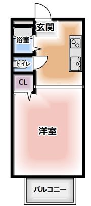 サマックス山之上の間取り画像
