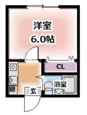 鉄建ハイツ2号館の間取り画像