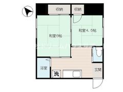 坂本町2丁目貸家の間取り画像