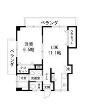 月岡マンションの間取り画像