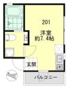アパートメント新小岩A棟の間取り画像