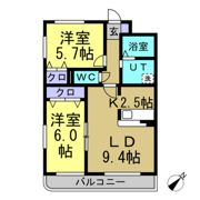 プリミエール山敷230の間取り画像