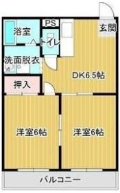 高橋コーポの間取り画像