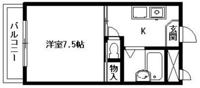 メゾン門野Ⅱの間取り画像