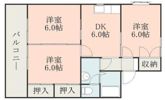 セジュール城殿B棟の間取り画像