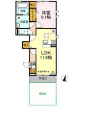BLESS港南台の間取り画像