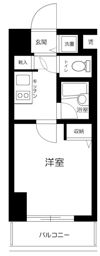 パークウェル早稲田弐番館の間取り画像
