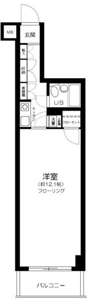 エンゼルハイム蒲田第6の間取り画像
