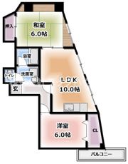 アメニティ夢Ⅱの間取り画像