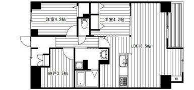 エスポワール善福寺の間取り画像