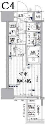 エスリード神戸三宮ヒルズの間取り画像